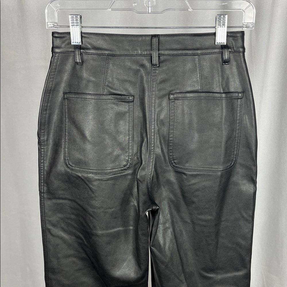 Aritzia Wilfred Free Ascendant Pant in Black Leather. - Picture 9 of 12